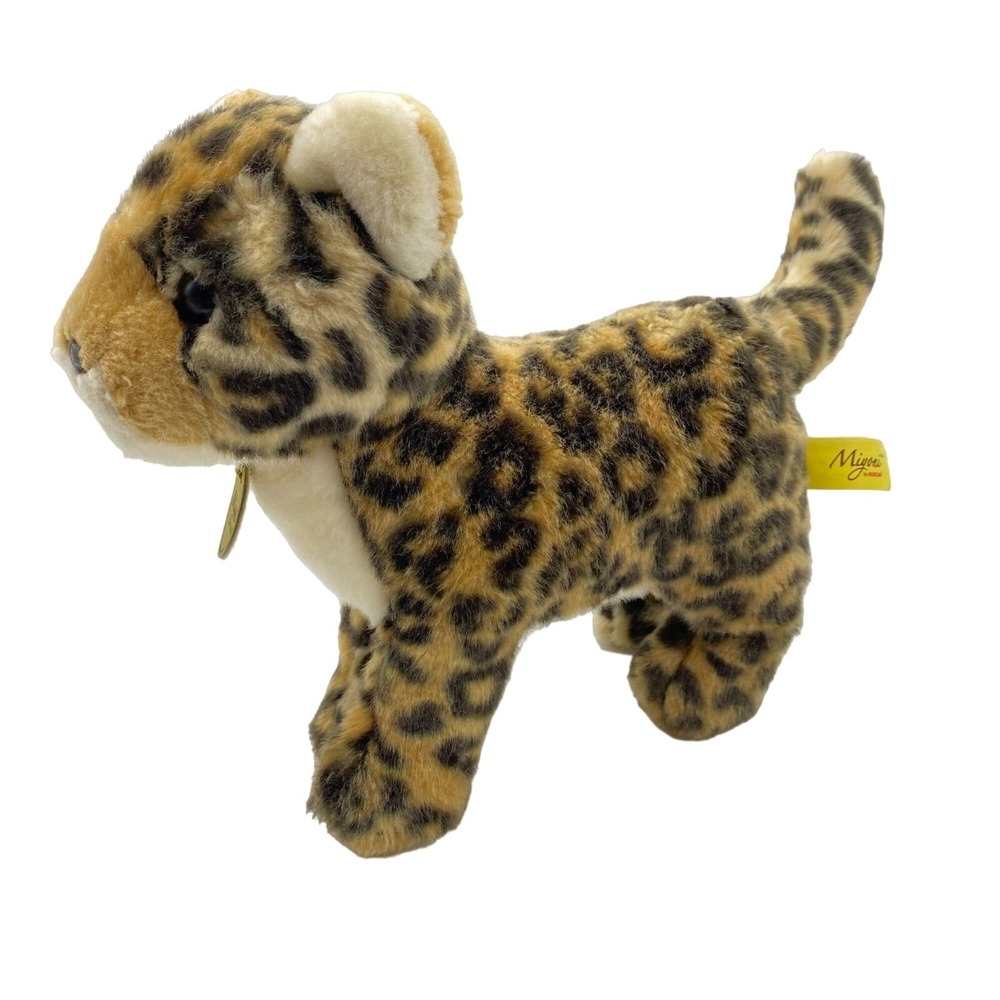 Miyoni by Aurora plush leopard stuffed animal toy cheetah cat